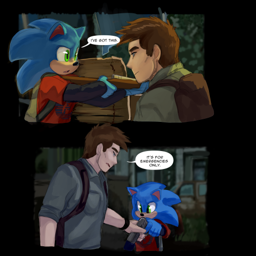 SONIC TLOU AU — not exactly a shipping question, although the