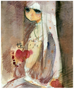 kaiami:  watercolor scribbles 