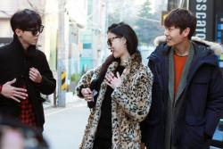 dibski:  Streetsnap: Joo Woo Jae, Choi Sora and Lee Cheol Woo. Photo by Yoon Jiwoon