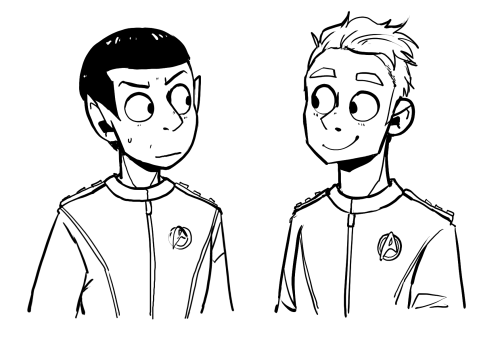im enamored with kirk and spock