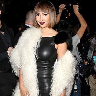 We are totally obsessed with @msjackiecruz at @nyfw So gorgeous #ootd #pretty #nyfw #FW16 #pfw #runw