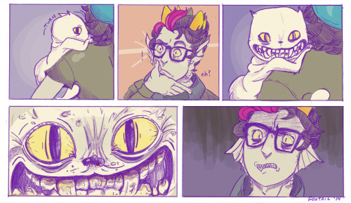 foxtailsketchbook:  wwe need to get rid of that thing, kar And the Adventures of Nepeta and the Judg