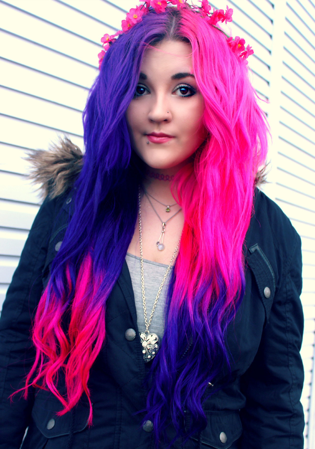 Not Your Typical Hair Blog Hazikinz Dyed My Hair Half And Half Ombre