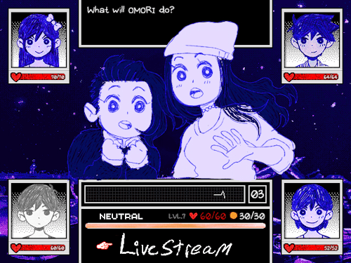 spacecadetsharky:@fey-pasteltears and I are going to livestream more omori today around 4pm~⭐️ twitc