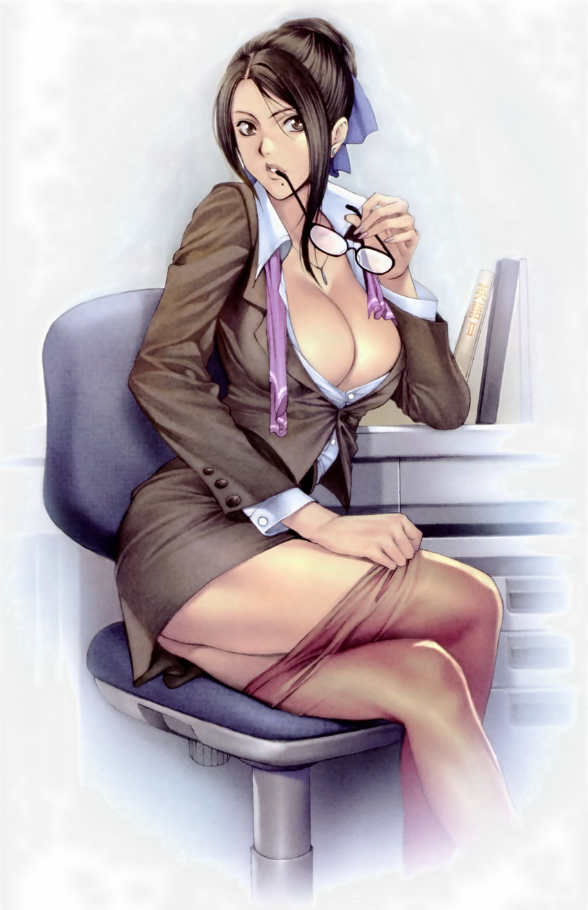 ecchi-kiiss:  Artist -   homare (fool’s art)   request for busty teacher ♥ 