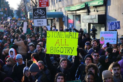 gaywrites:Photos from yesterday’s LGBT Solidarity Rally at Stonewall in New York. Yes. (via Yahoo)