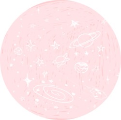 strawberry-kisu:   A round space icon ♡