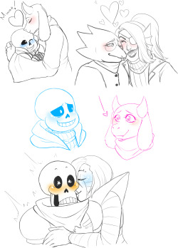 mayucva:  My Undertale ships :’)  Sans/Toriel