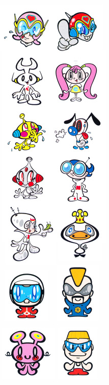 Various character designs, ‘Tanukichi 2000′ graphic and Pachinko machineBy Framegraphics of Japan, t