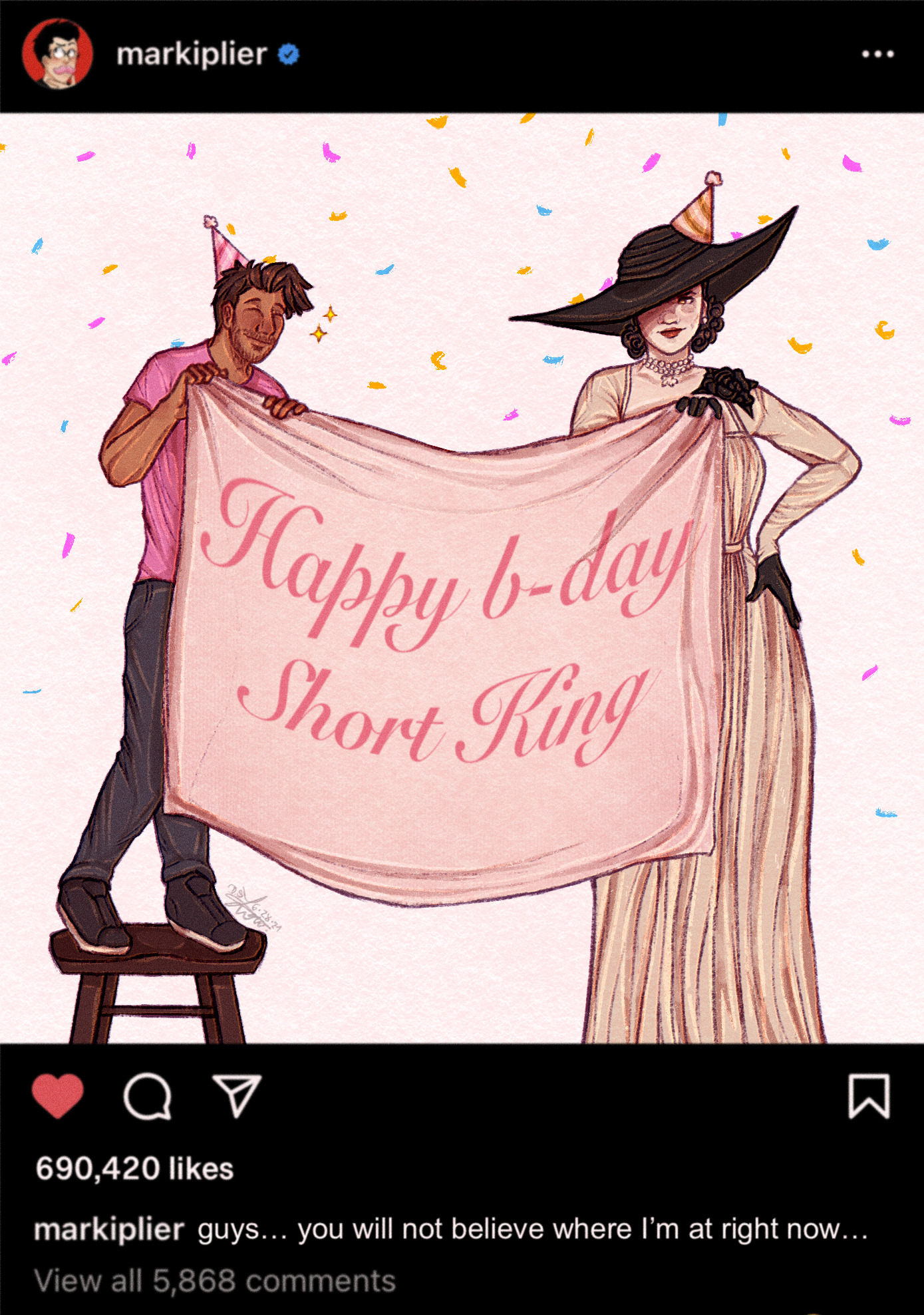 ditzy-town:this man is at the lady D. castle celebrating his bday and we didn’t