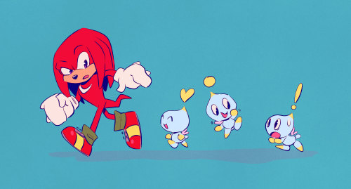 tasteslikekeys:Bit of fanart for the release of Sonic Frontiers Prologue! Our team at Powerhouse is having a blast today reading everyone’s comments on all our hard work.Knuckles isn’t always prepared for his adoring fans…