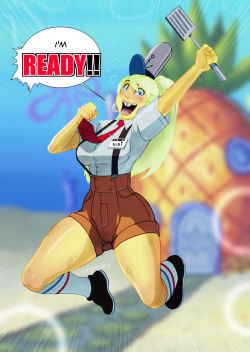 tovio-rogers:  female spongebob for practice.