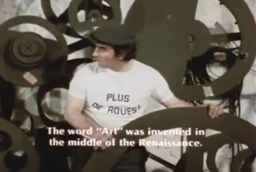 austinkleon:Jean Tinguely on ‘Art’&ldquo;In 1960, the Swiss artist Jean Tinguely made the first of h