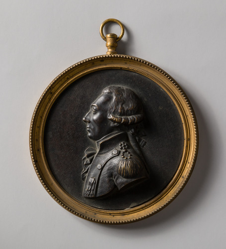 met-american-decor: Medallion of the Marquis de Lafayette, 1775–1800, American Decorative Arts