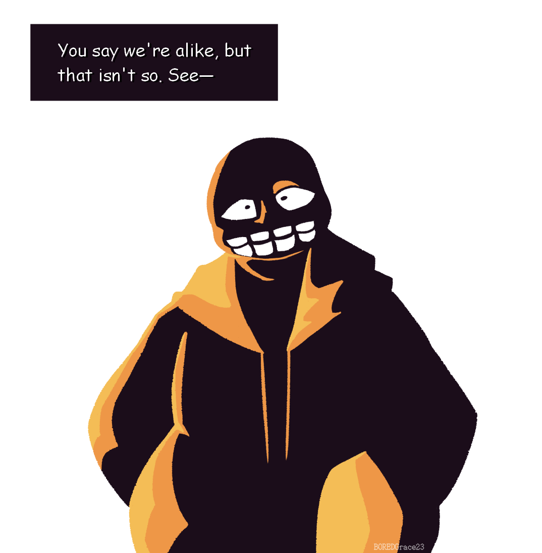 Fanart of wiki sans and VHS sans