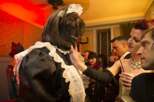 We went to the Satanic Temple’s naked ritual to endorse The Witch. More pics and highlights he