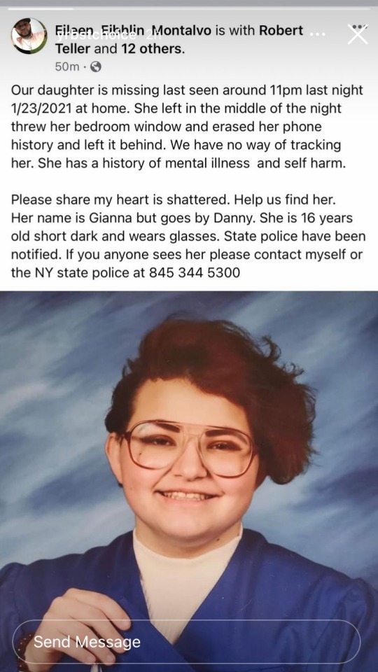 I Had No Idea This Is My Cousin. If You Live In New York, The Bronx Or Upstate, Please Call The Number