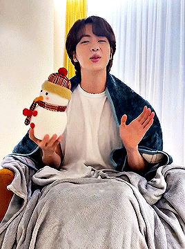 Happy New Year From Jin! For @jinstronaut