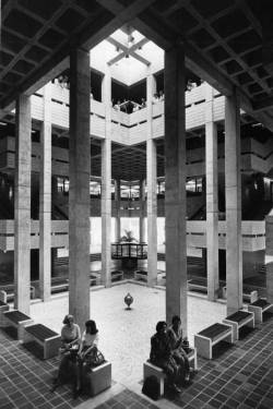 brutalistinteriors:  Leonard Usina Hall of Science, Miami-Dade Junior College South Campus (1963) 