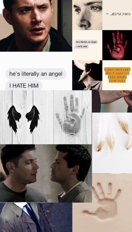 Destiel wallpapers made by me! If you want any wallpaper,edit or aesthetic fell free to make a reque