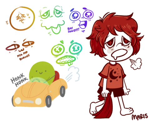 another doodle dumplook at that pea, he has his own car!!!