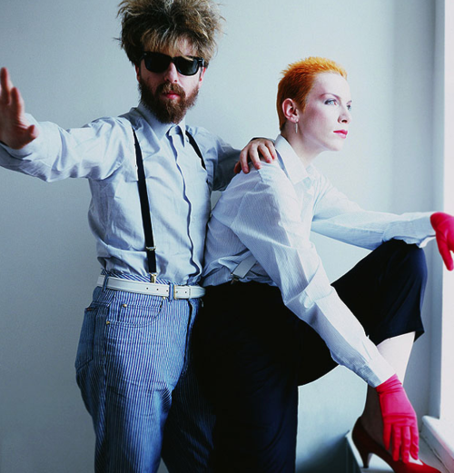 twixnmix: The Eurythmics photographed by Deborah Feingold, 1983.