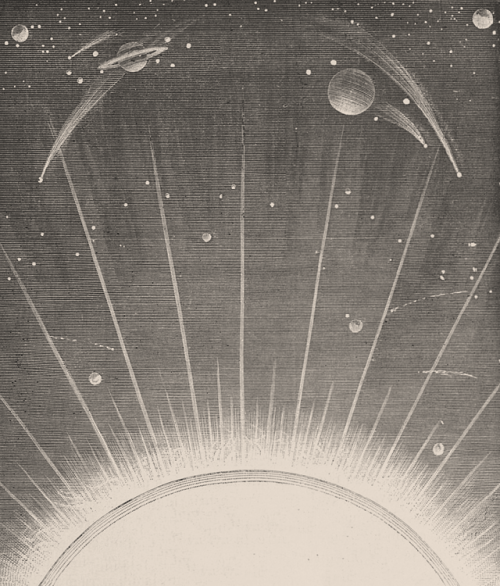 Illustration from Astronomie populaire - Camille Flammarion - 1881 - via Gallica