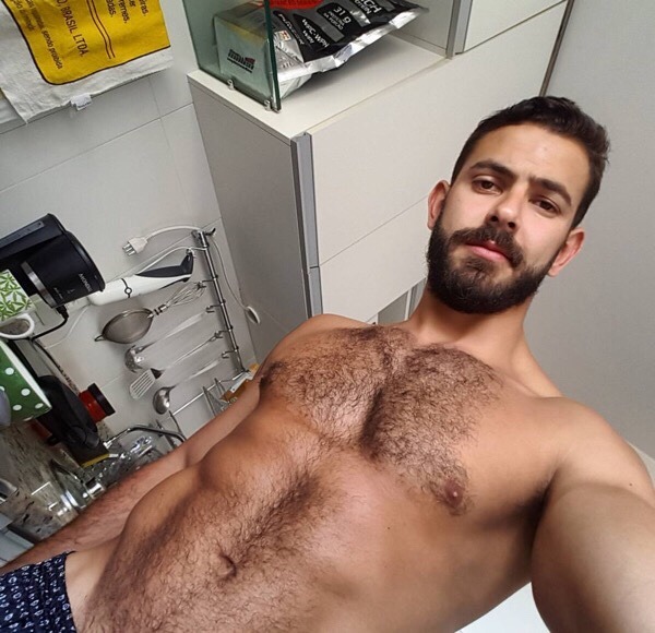 fur+speedo+beard+