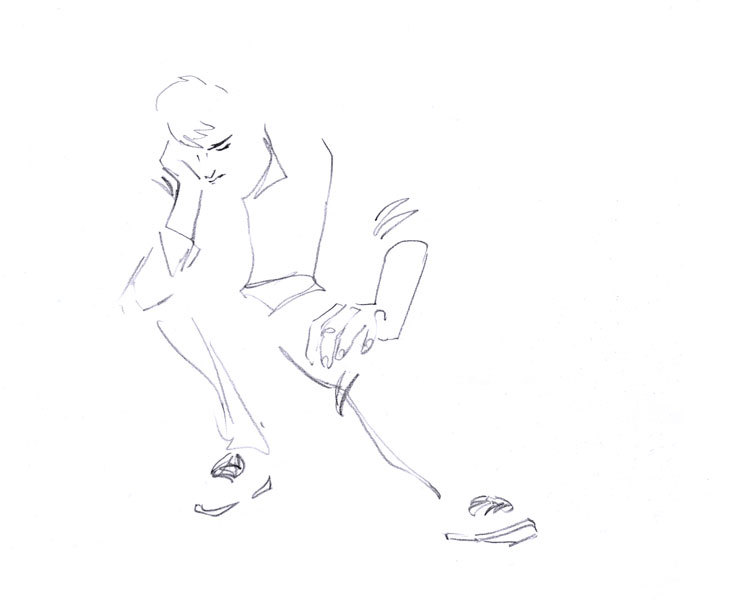 carnetvore:    Gesture drawing #2 - 1mn to 5mn DrawingsSome friends taking really