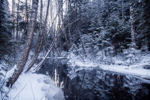 ancientdelirium: Reflections on Wintry River by Tretjakov Photo Gallery on Flickr.