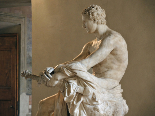 classical-beauty-of-the-past:Apollo Citaredo & Ares Ludovisi, Palazzo Altemps, Rome byadrianover