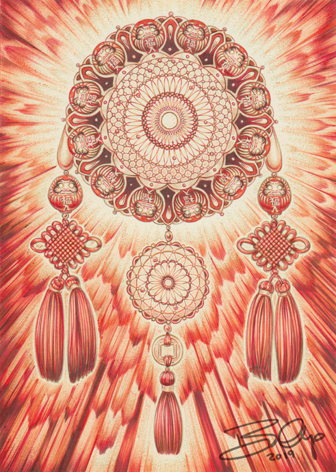 Of Wallflowers and WallgazersLime green, red, and orange Bic Cristal ballpoint pens, 5x7Without a do