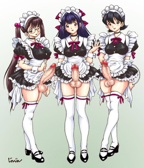 Porn Pics post-futa:  Futanari Maids pt. 2/2