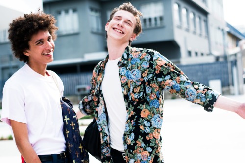 Jackson Hale and Dominik Hahn shot last week in Milan after Damir Doma SS16.