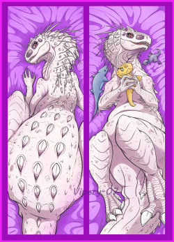 Indonimus Rex : Dakimakura Pillow by Vipery-07This