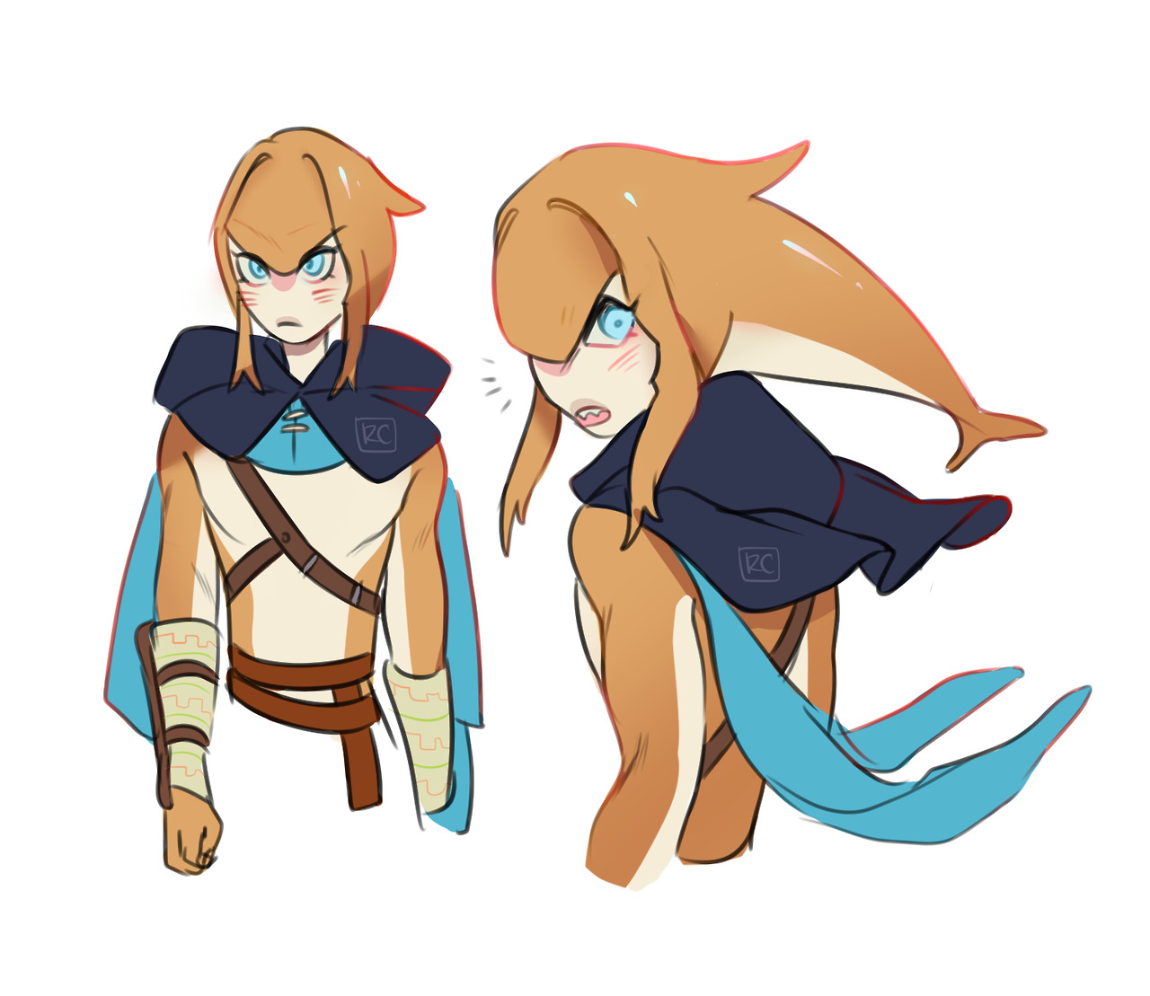 dulcetto:i saw   lemonorangelime ‘s human Sidon and oooHHGg boi 👀 species