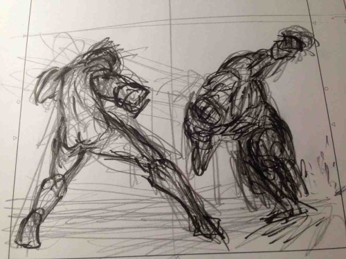 Isayama Hajime shares rough sketches from Shingeki no Kyojin chapter 75 on his blog!