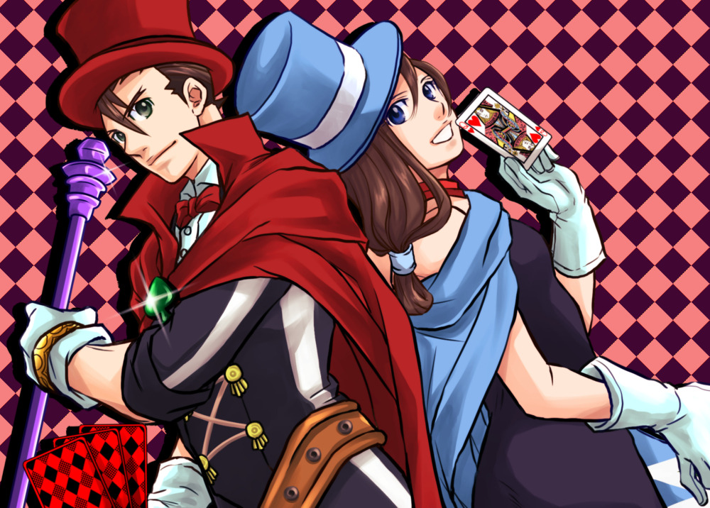 daichi6ki:    Gramarye   sibling.Apollo Gramarye&amp;Trucy Gramarye.They are
