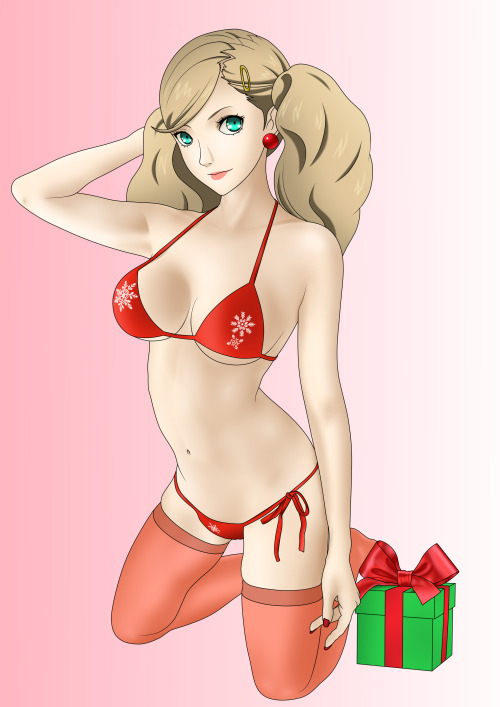 itsslowsonic:Ann’s Christmas giftNSFW versions on Deviantart — www.devianta