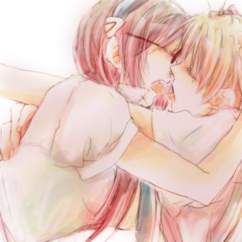 seraowl:  Artist: UNCO/Neji  マリ×アスカ
