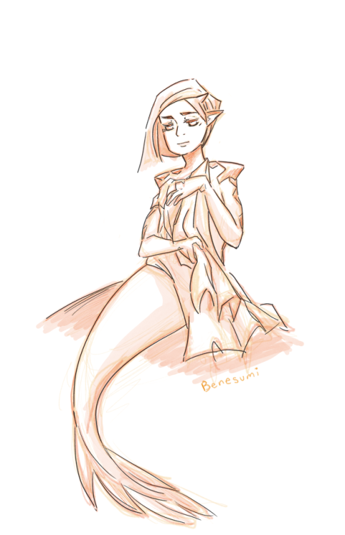 Mermay sketch/paintingko-fi.com/benesumi 