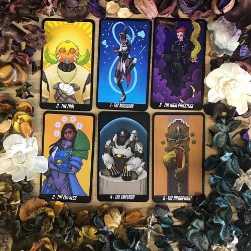 There’s an Overwatch themed tarot deck up for sale by artist Loryn Martini, a.k.a. Loryntini! 