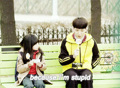 parkhoon:  “I don’t have friends.” “I don’t have any friends either!” 