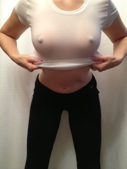 nippyboobs:  Big hard nipples poking trough clothes!