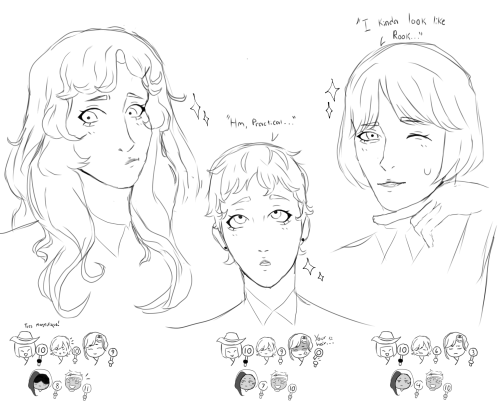 The Many Hairstyles Of Flori Mohn-Prinz! Just Wanted A Silly Doodle And A Chance To Cram Some Flamil