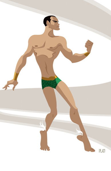 thingsfortwwings: [Fanart: Namor wearing his fishscale panties]  fuckyeahnamor:   Namor the Submarin