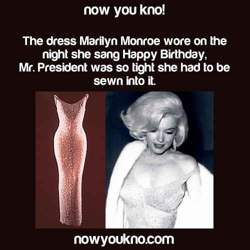 nowyoukno:  Now You Know more about Marilyn Monroe. 