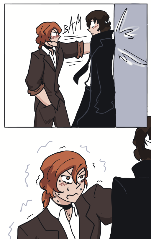 Followup To The Chuuya-doing-high-school-romance-tropes Post Where I Mentioned A Kabedon In The Tags