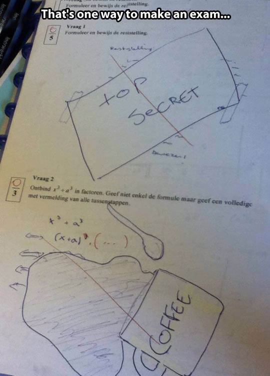pleatedjeans:  18 Funny Test Answers