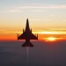 shipwreckedinsc:🚀 Take Flight — F-16 Vertical Afterburner at Sunset 💫